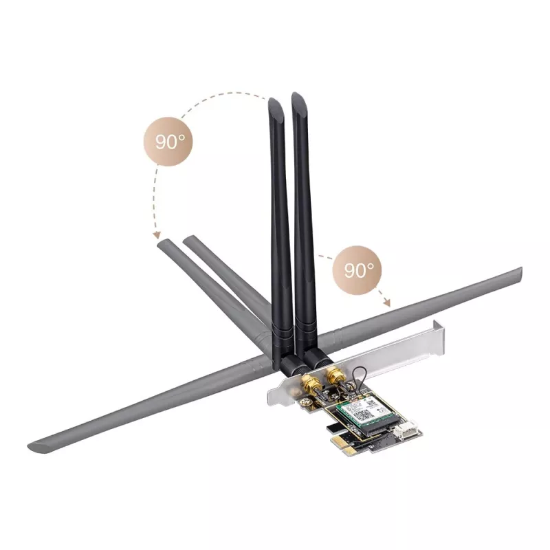 Karta sieciowa Cudy WE3000 wewnętrzna WLAN / Bluetooth 2400 Mbit/s