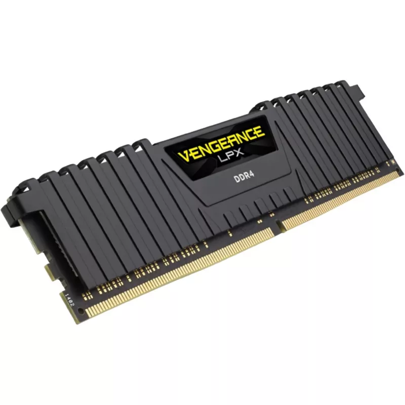 CORSAIR Vengeance 8GB DDR4 DIMM 3200MHz 1x8GB Unbuffered Single Rank 16-20-20-38 XMP 2.0 LPX PCB 1.35V Heatspreader Black