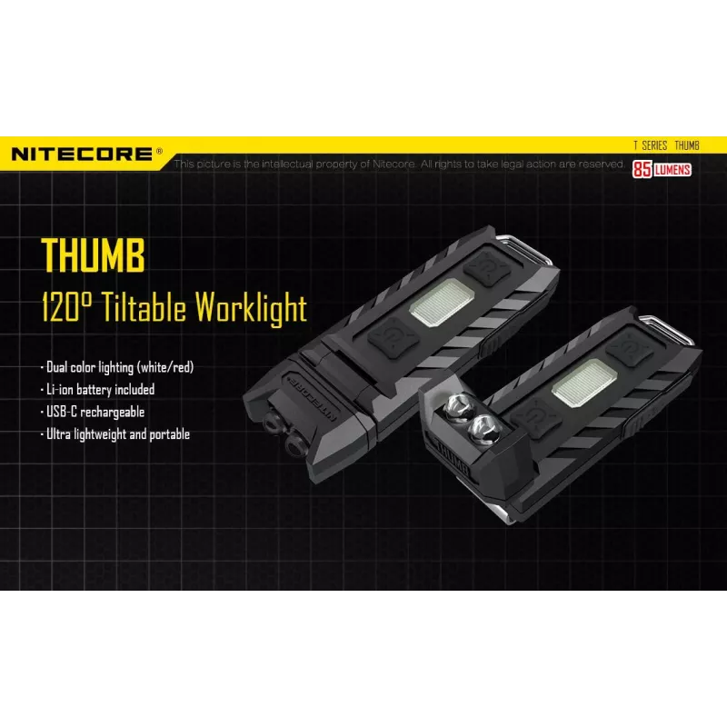 Latarka T Series 85 LUMENÓW/KCIUK Nitecore