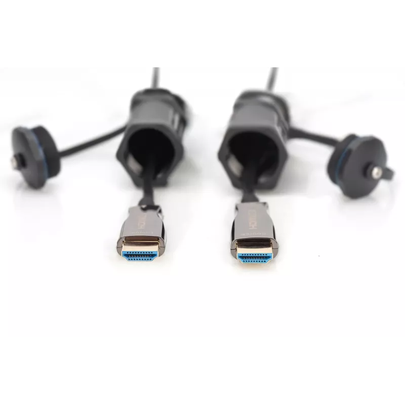 Digitus 4K HDMI AOC Armored Connecting kabel 10m 2.0 14.4 Gbit/s