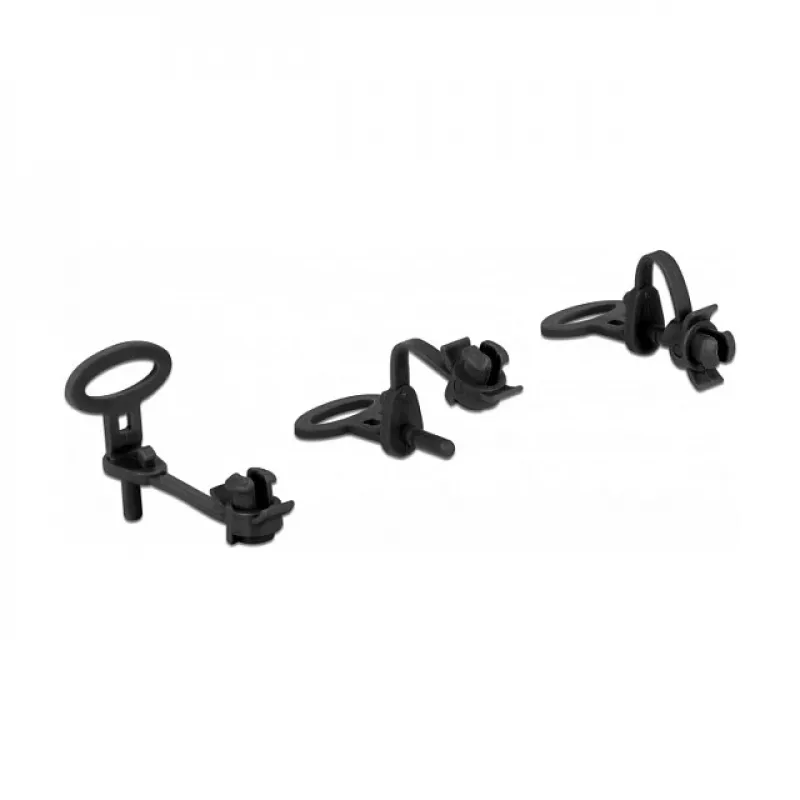 Dystans do PCB DeLOCK 60190 czarny 10 sztuk