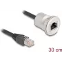 Kabel sieciowy DeLOCK 88187 0,3 m Cat5e S/UTP RJ-45 czarny srebrny