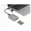 DeLOCK USB Type-C Card Reader CFexpress XQD Aluminium szary 10000 Mbit/s
