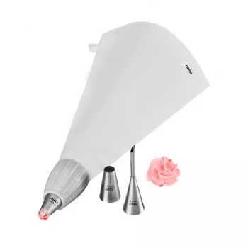 Rękaw cukierniczy GEFU 14330 stal nierdzewna, długość 390 mm, szerokość 203 mm