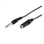 Wentronic Goobay przedłużacz jack 6,35 mm, 5 m - wtyk jack 6,35 mm (3-pin, stereo) > gniazdo jack 6,35 mm (3-pin, stereo) (50428)