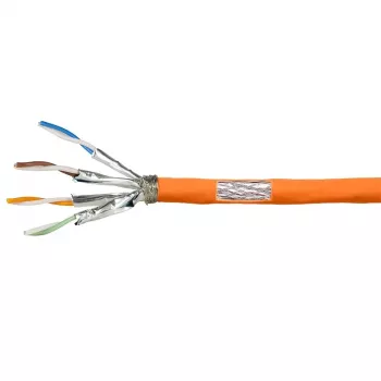Kabel sieciowy LogiLink CPV0060 RJ45 Cat7 100 m pomarańczowy