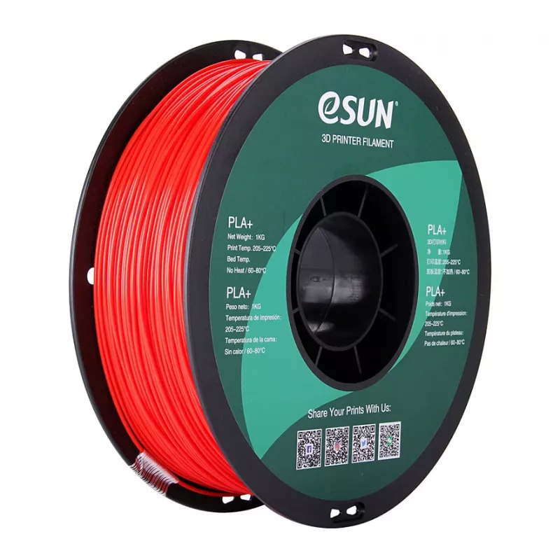 PLA+ 1,75mm CZERWONY 1kg