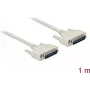 Kabel szeregowy DELOCK 84172 D-Sub 25 pin do D-Sub 25 pin, beżowy, 1 m