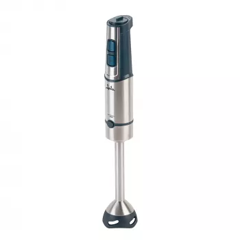 Blender ręczny Jata JEBT1854 — 1500 W, do 14 500 obr./min, ostrza ze stali nierdzewnej, ciemnoniebieski