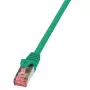 LOGILINK CQ2055S LOGILINK Kabel krosowy Kat.6 S/FTP PIMF PrimeLine 2m, zielony