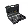 Stanley 80-elementowy zestaw nasadek 1/4, 3/8, 1/2