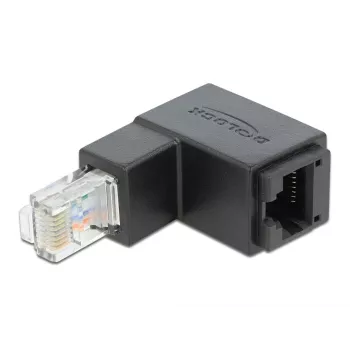 Adapter RJ45 wtyk skierowany w dół kątowy DeLOCK 86423