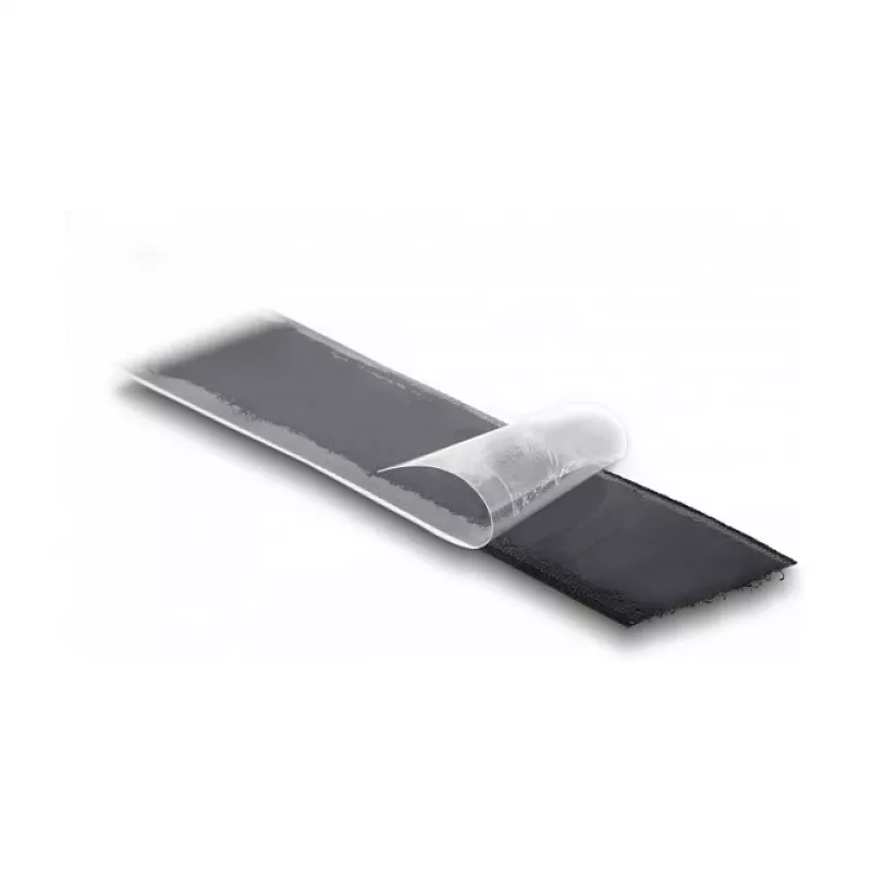 Taśma rzepowa DeLOCK Heavy-duty samoprzylepna 25 m x 25 mm czarna