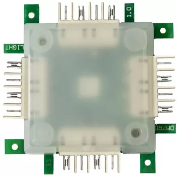 Przezroczysta cegiełka LED RGB ALLNET BrickRknowledge 10 szt. w opakowaniu