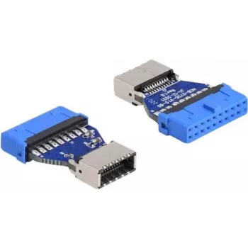 DeLOCK Adapter USB złącze szpilkowe żeńskie na wewnętrzne Type-E Key A żeńskie 20 pin