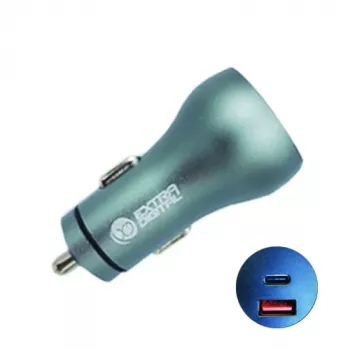 Ładowarka USB 3.0 + Type C: 12-24V, 36W, QC3.0 + PD
