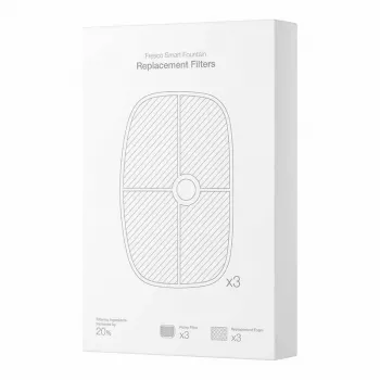 Zapasowe filtry gąbkowe do Petoneer PN-120001-01 — opakowanie 3 szt. do akwarium/pompy wodnej