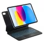 Etui folio z klawiaturą Bluetooth Inateck KB09119-10 do Apple iPad 11 cali (27,9 cm) — zgodne z 11. generacją A16 2025 i 10,9-calową 10. generacją 2022