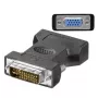 Microconnect MONAJ przejściówka złącza DVI-I 24+5Pin HD15 Czarny