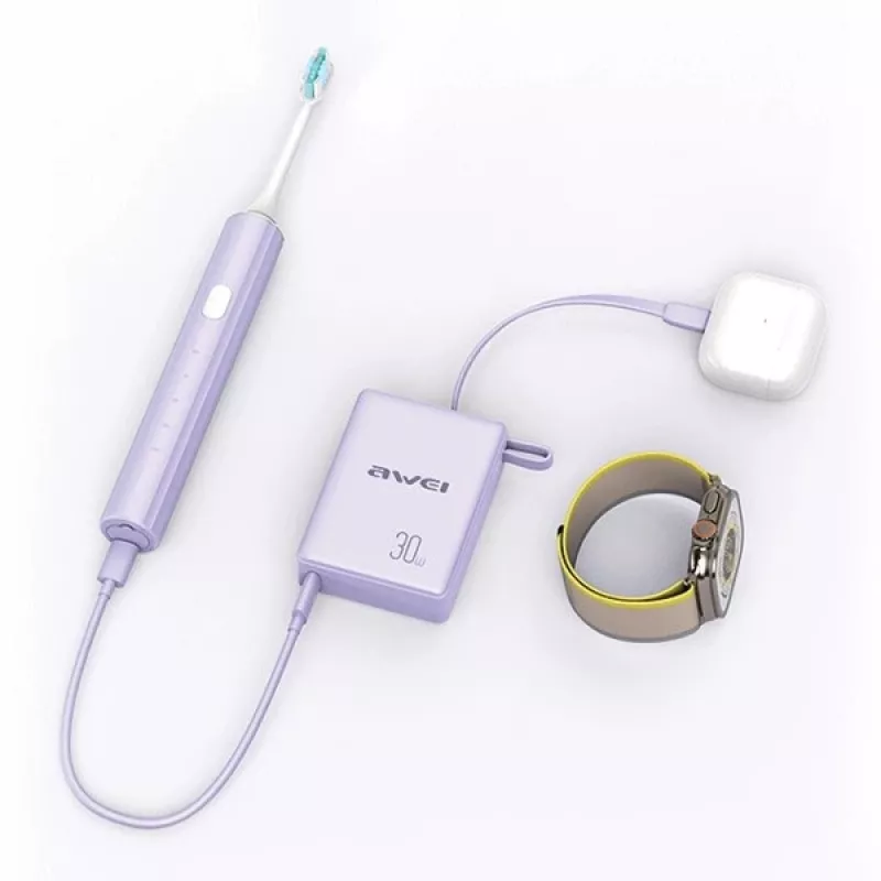 Powerbank 10000mAh 30W P87K Zintegrowany USB-C