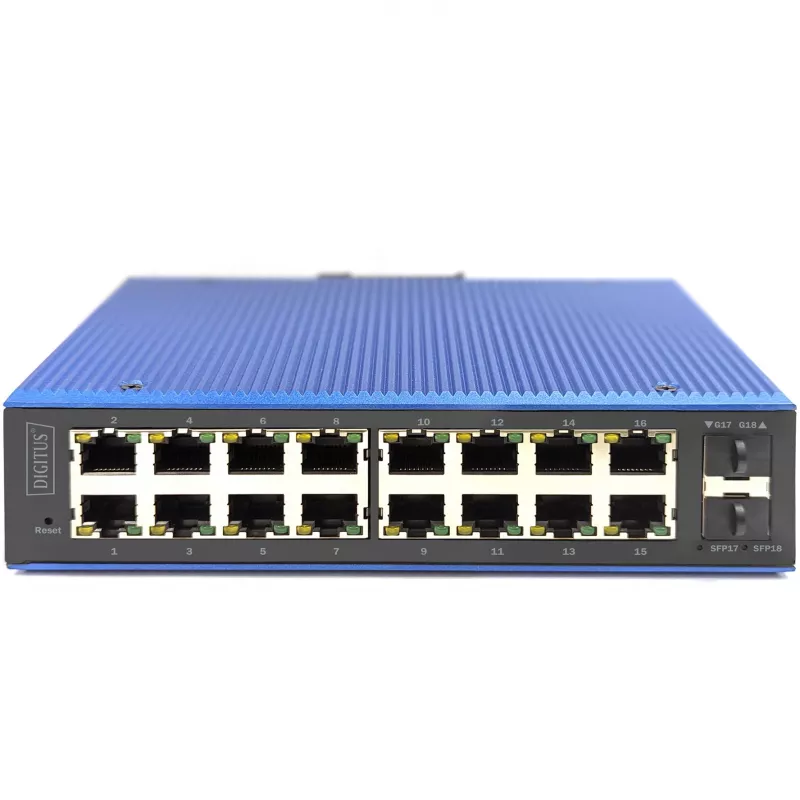 Przełącznik zarządzany DIGITUS DN-651159 16+2-Portowy Gigabit Ethernet PoE