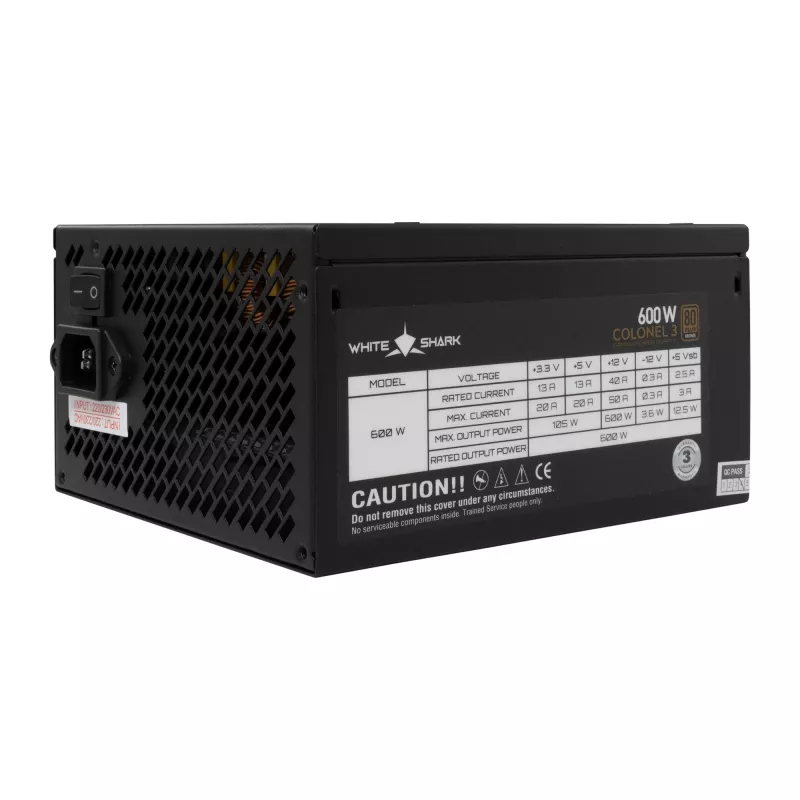 Zasilacz White Shark GPSU-B600S Colonel-3 600W