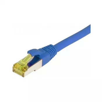 Kabel krosowy RJ45, CAT6A 500 MHz, 0,5 m, Niebieski, S-STP(S/FTP), TPE/LSZH(Ultraflex), AWG26, z kablem Cat.7, Synergy 21 (S217644)