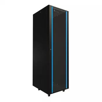 Wolnostojący stojak Extralink Szafa rack 42U 600x800 Czarny
