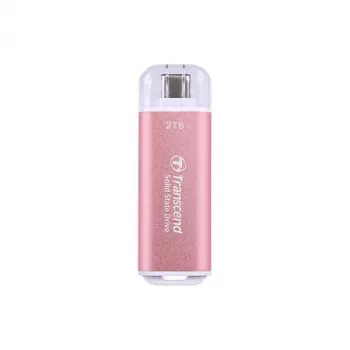 Dysk SSD Transcend 512 GB zewnętrzny USB Type-C ESD300 Pink