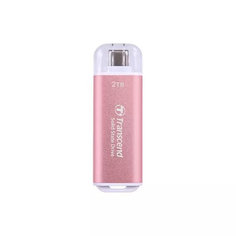 Dysk SSD Transcend 512 GB zewnętrzny USB Type-C ESD300 Pink
