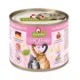 Mokra karma dla kota Fox4Pets DeliCATessen z łososiem i owocami morza, puszka 200 g, pełnowartościowa dieta dla dorosłych, 10,2% białka, 5,5% tłuszczu, 80% wilgotności