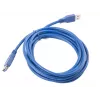 Przedłużacz USB 3.0 AM-AF niebieski 3M
