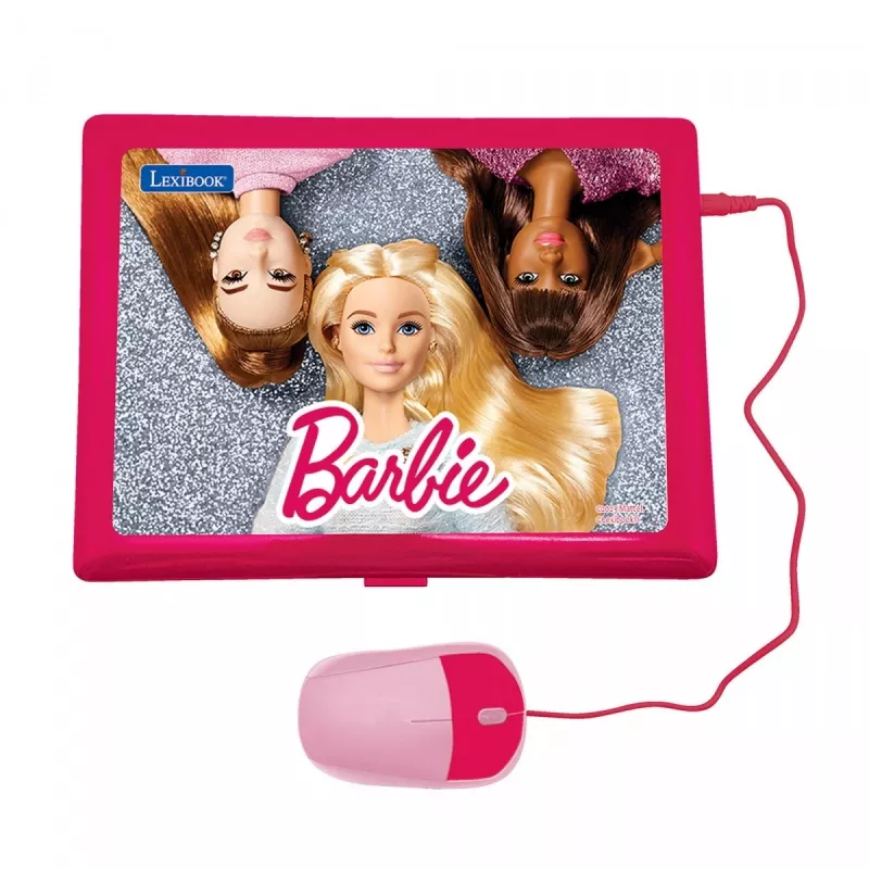 Dwujęzyczny edukacyjny laptop dziecięcy Lexibook Barbie JC598BBi17 — dwujęzyczna zabawka edukacyjna