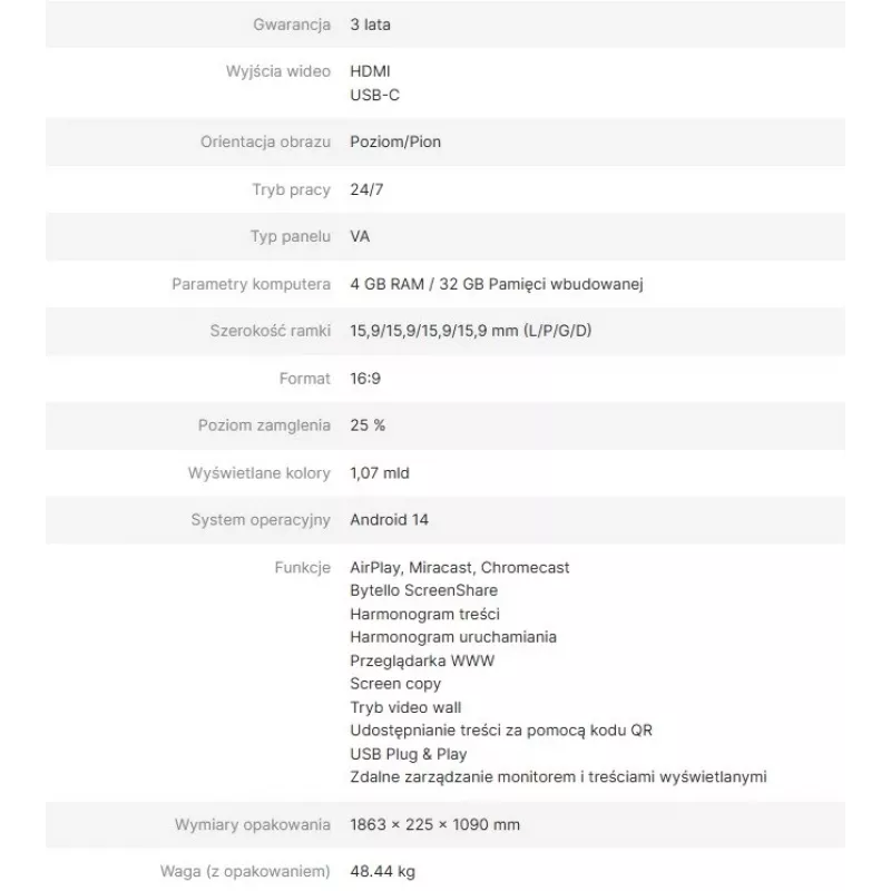 Avtek Information Monitor DS2 75