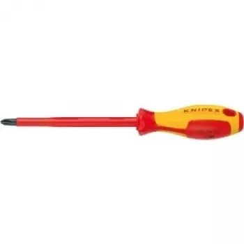Wkrętak VDE Knipex Phillips PH 1 Długość ostrza: 80 mm DIN EN 60900 (98 24 01)
