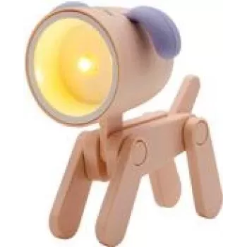 Lampa stołowa LED RealPower 486314 Różowa 1 żarówka Zasilana bateriami