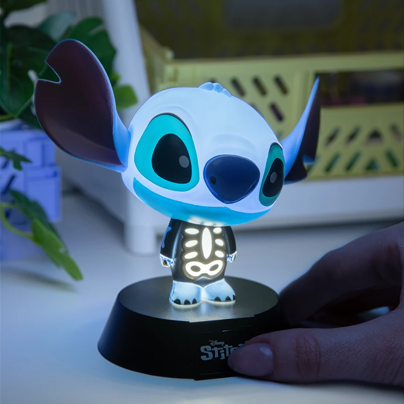Lampka stołowa Paladone Stitch Skeleton Icon Light – nocna lampka z postaciami