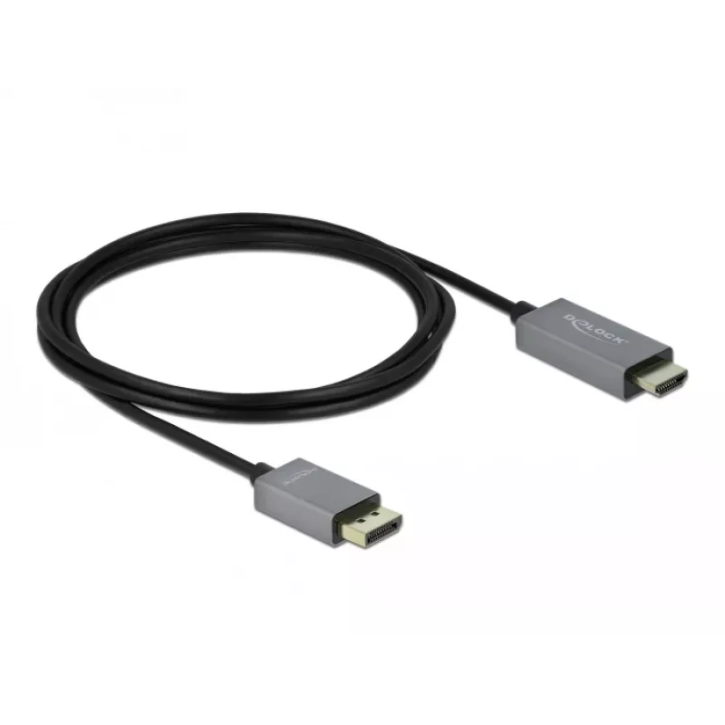 Kabel DisplayPort na HDMI DeLOCK Active 1.4 4K 60Hz 2m