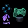 Lampa stołowa LED MANTA SNL122RGB RGB dekoracja świetlna 3D, zmieniająca kolory RGB, zasilana przez USB