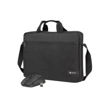 Aktówka NATEC Wallaroo 39,6 cm (15,6 cala) — Aktówka na laptopa z poliestru, pasuje do ekranów 15,6 cala, czarna