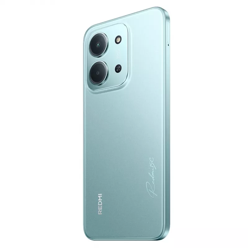 Smartfon Xiaomi Redmi 15C 6,9 cala 4 GB RAM 128 GB pamięci Miętowa Zielona, 6000 mAh, 50 MP tył, Helio G81-Ultra