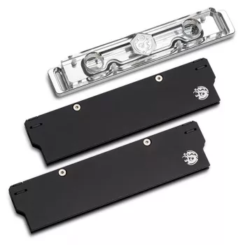 Bitspower Memory Cooler, DDR5, przezroczysty dwustronny - 2 DIMMS