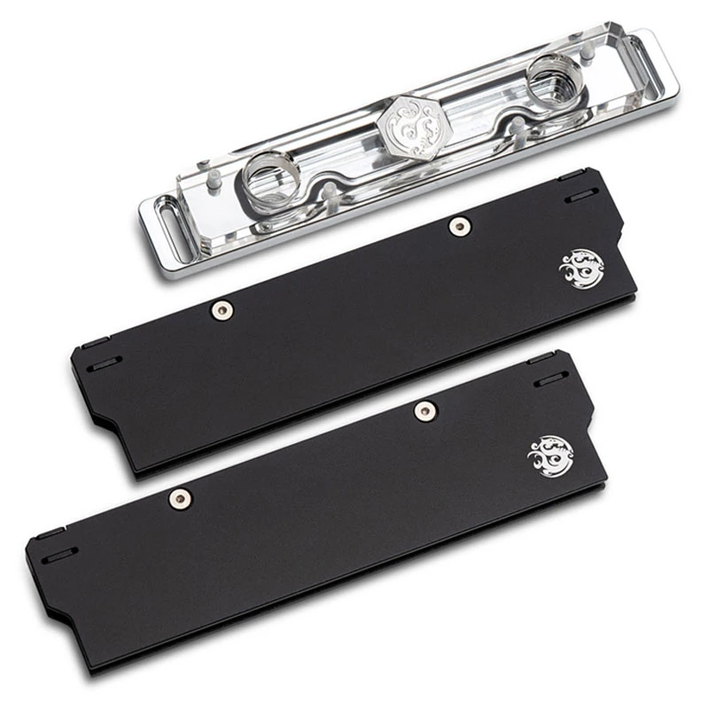 Bitspower Memory Cooler, DDR5, przezroczysty dwustronny - 2 DIMMS