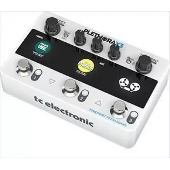 Wieloefekt gitarowy TC Electronic Plethora X3 z 3 pętlami efektów i 20 efektami