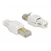 Złącze przewodowe DeLOCK 86415 RJ-45 biały