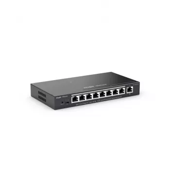Przełącznik sieciowy Ruijie Networks RG-ES209GC-P zarządzalny Gigabit Ethernet (10/100/1000) Power over Ethernet (PoE) czarny