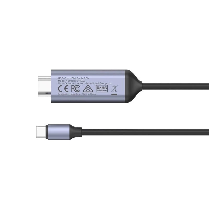 Kabel Unitek USB-C na HDMI 8K, USB4, HDR10+, 1,8 m