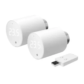 Shelly BLU TRV Głowica termostatyczna, WiFi/Bluetooth (2 sztuki z jednostką sterującą)