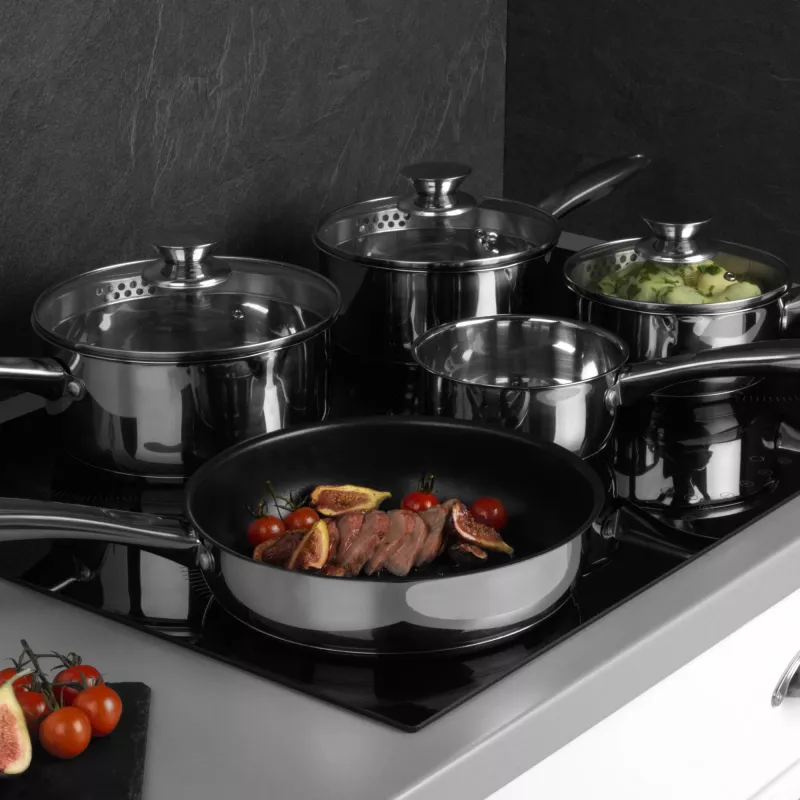 Zestaw garnków Russell Hobbs BW06572EU72 — 5-elementowy zestaw ze stali nierdzewnej