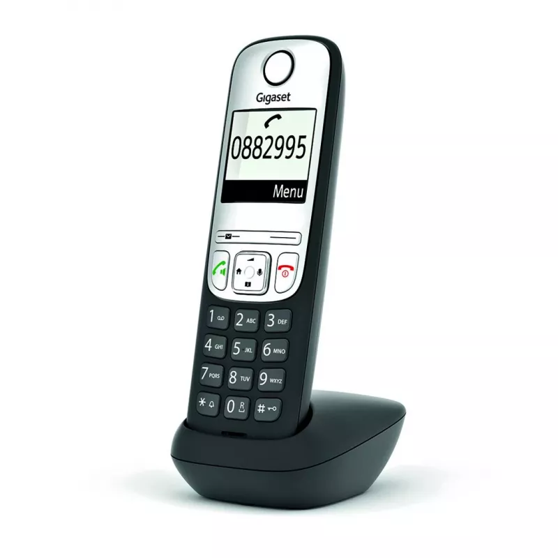 Gigaset A690HX Analogowy/DECT telefon z identyfikacją rozmówcy Czarny, Srebrny